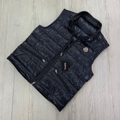 Moncler Men’s Navy GUI Down Gilet
