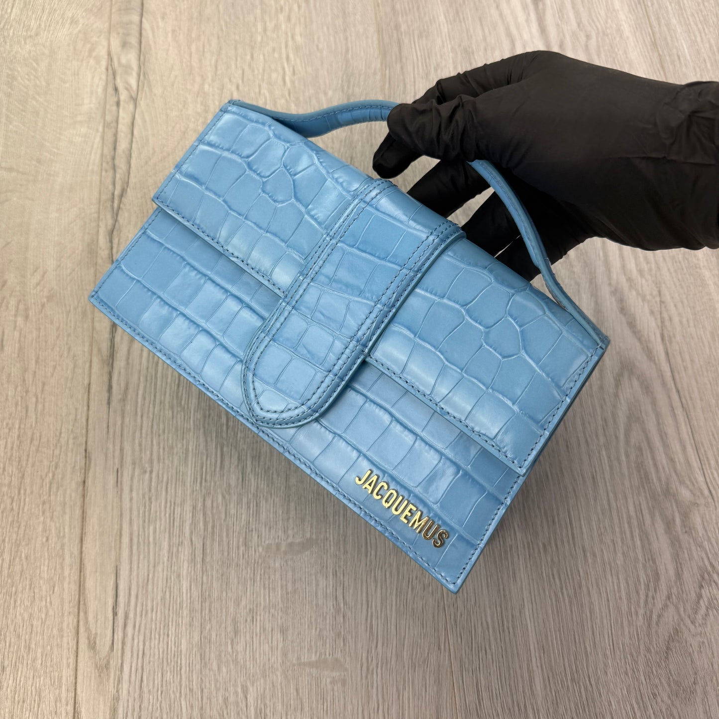 Jacquemus Women’s Baby Blue Large Bambino Bag