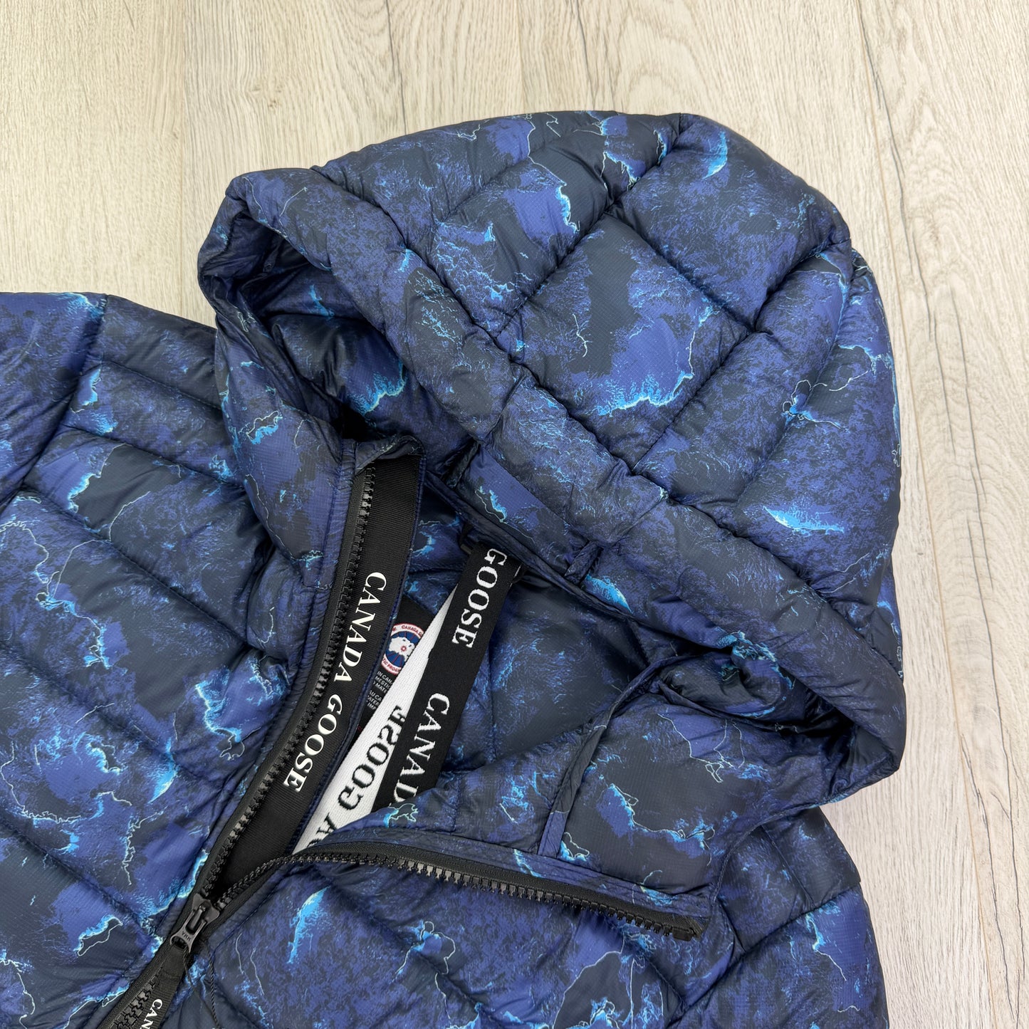 Canada Goose Men’s Coastline Blue Crofton Down Jacket - Medium