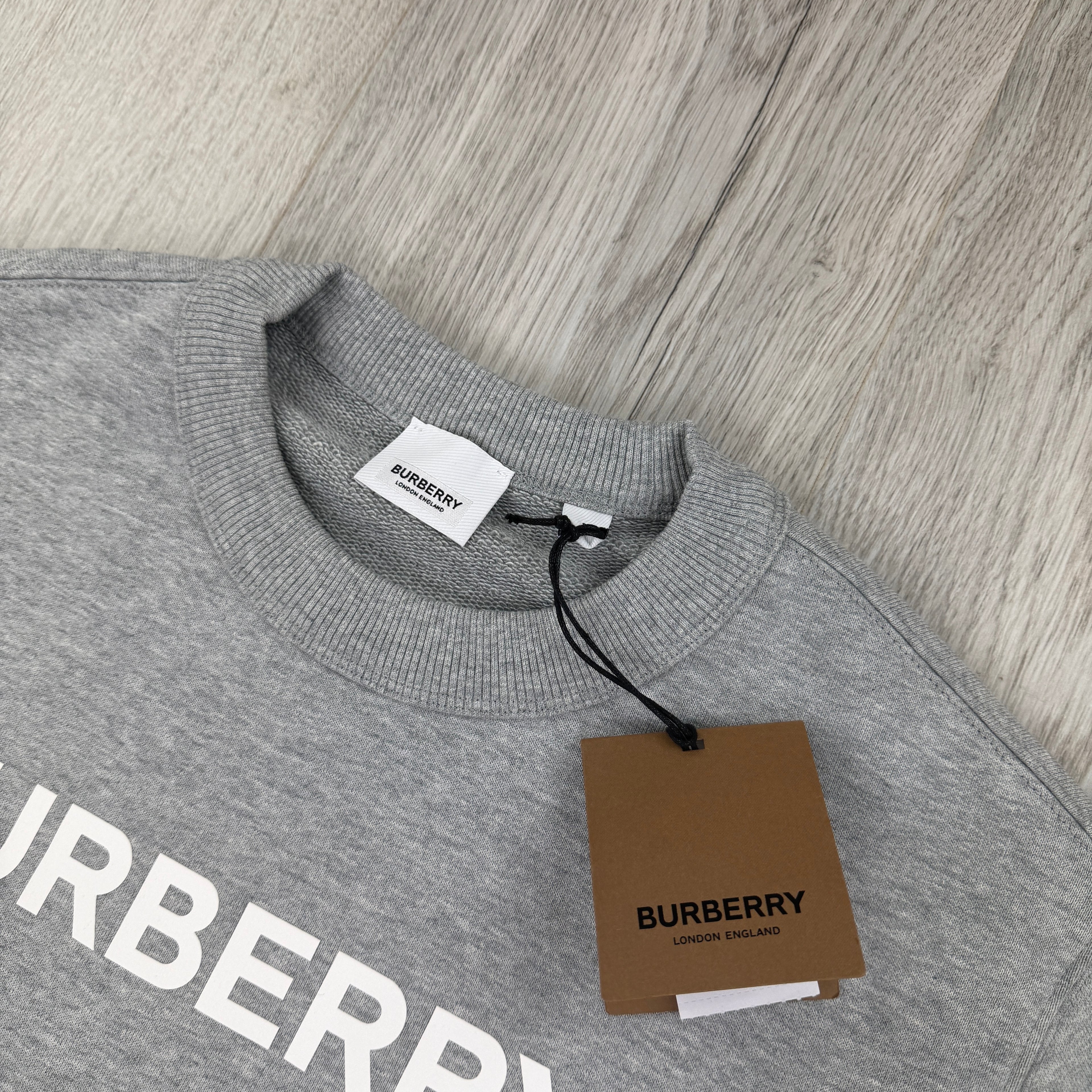 Burberry Men’s Grey Crewneck Jumper