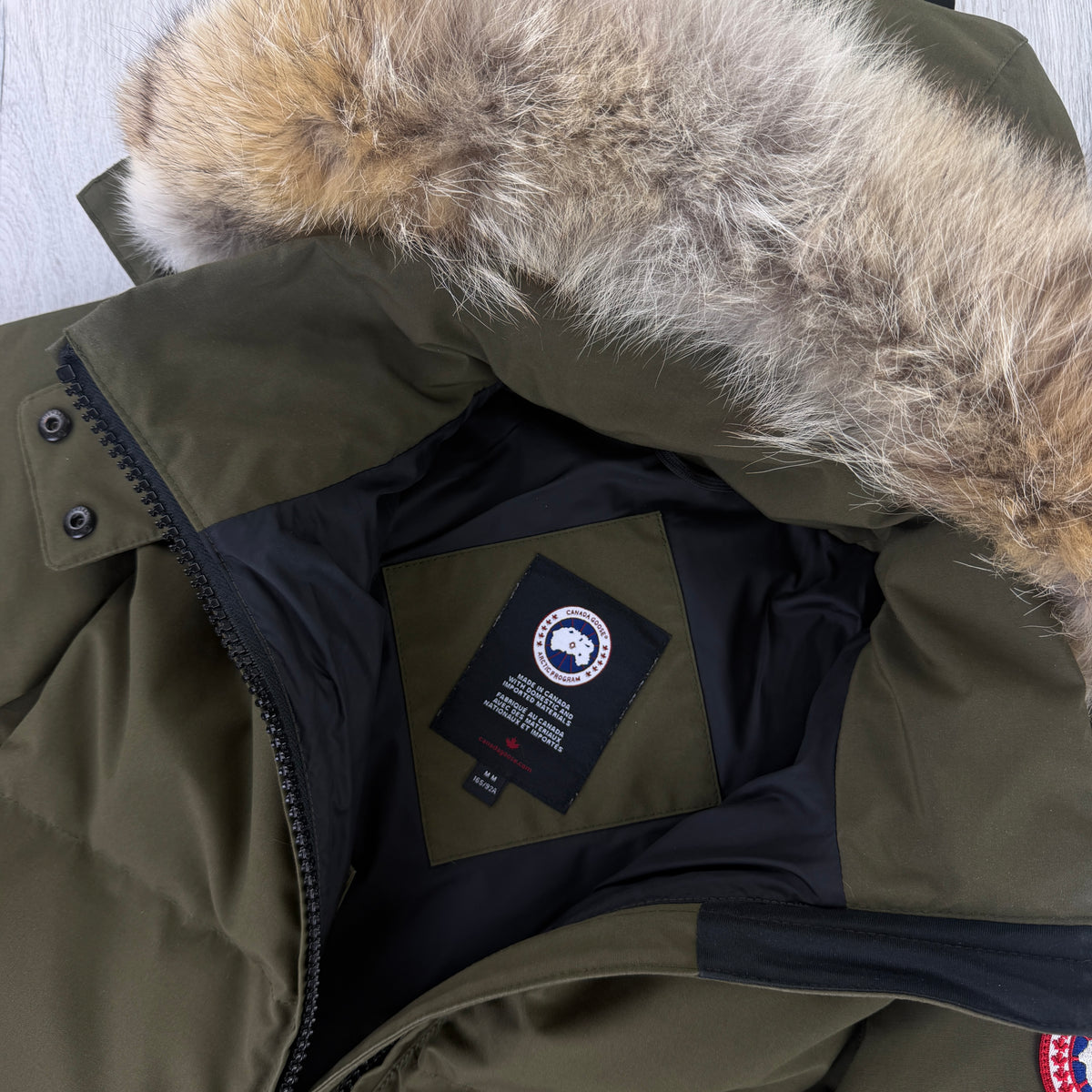 Canada Goose Women’s Khaki Green Chelsea Parker Jacket - Medium
