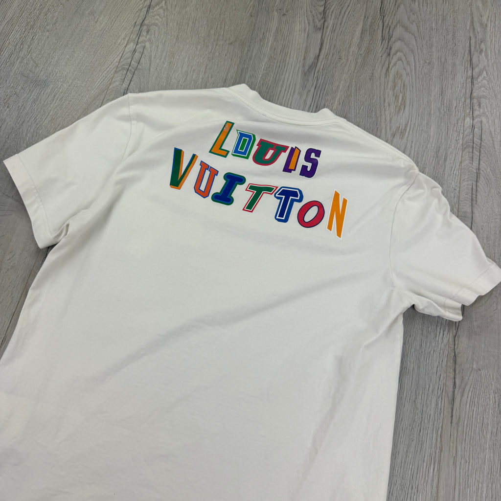 Louis Vuitton x NBA Men’s White T-shirt - Medium