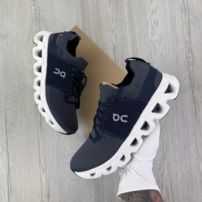 On Running Cloudswift 4 Navy Trainers