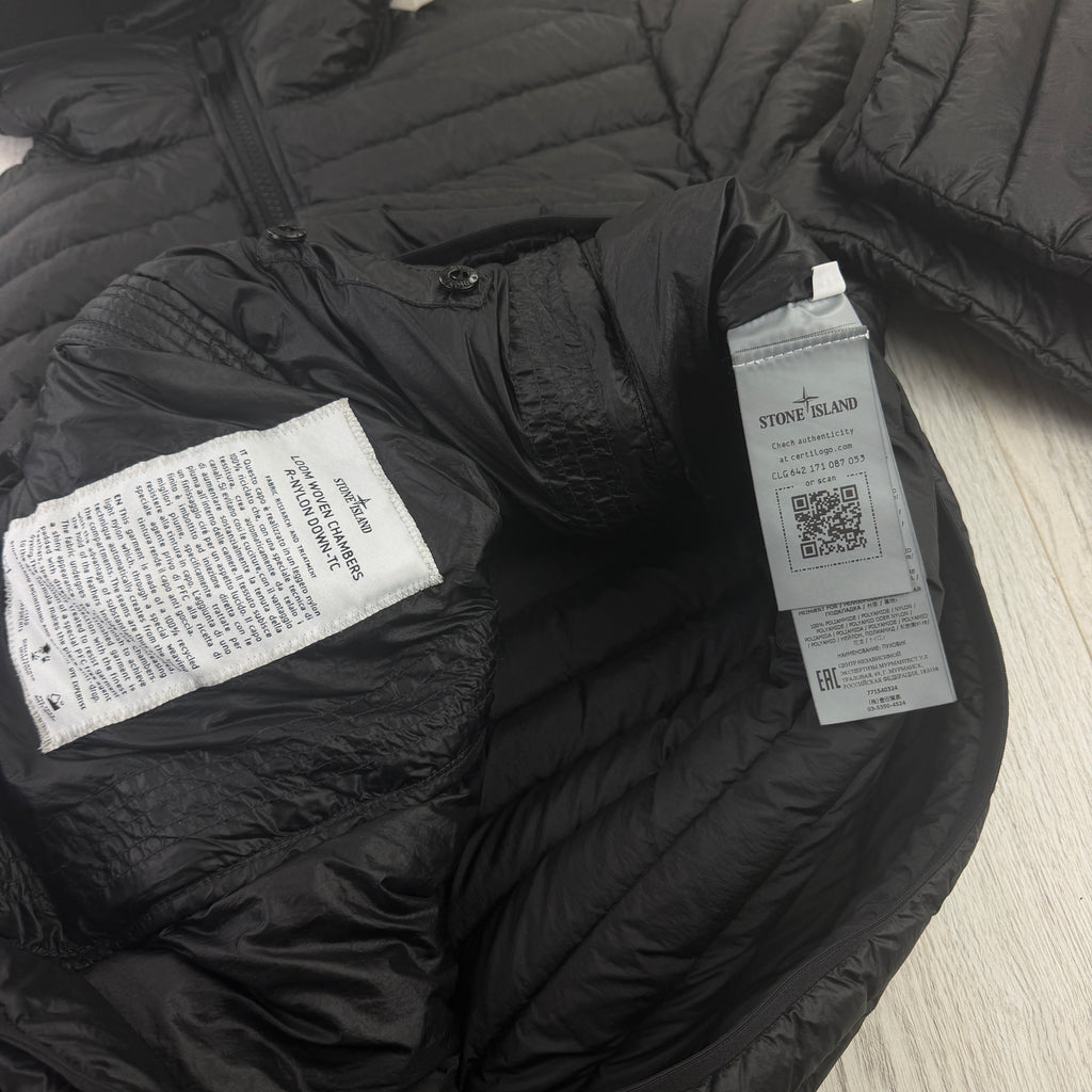 Stone Island Men’s Zip-up R-Nylon Down Jacket - Medium
