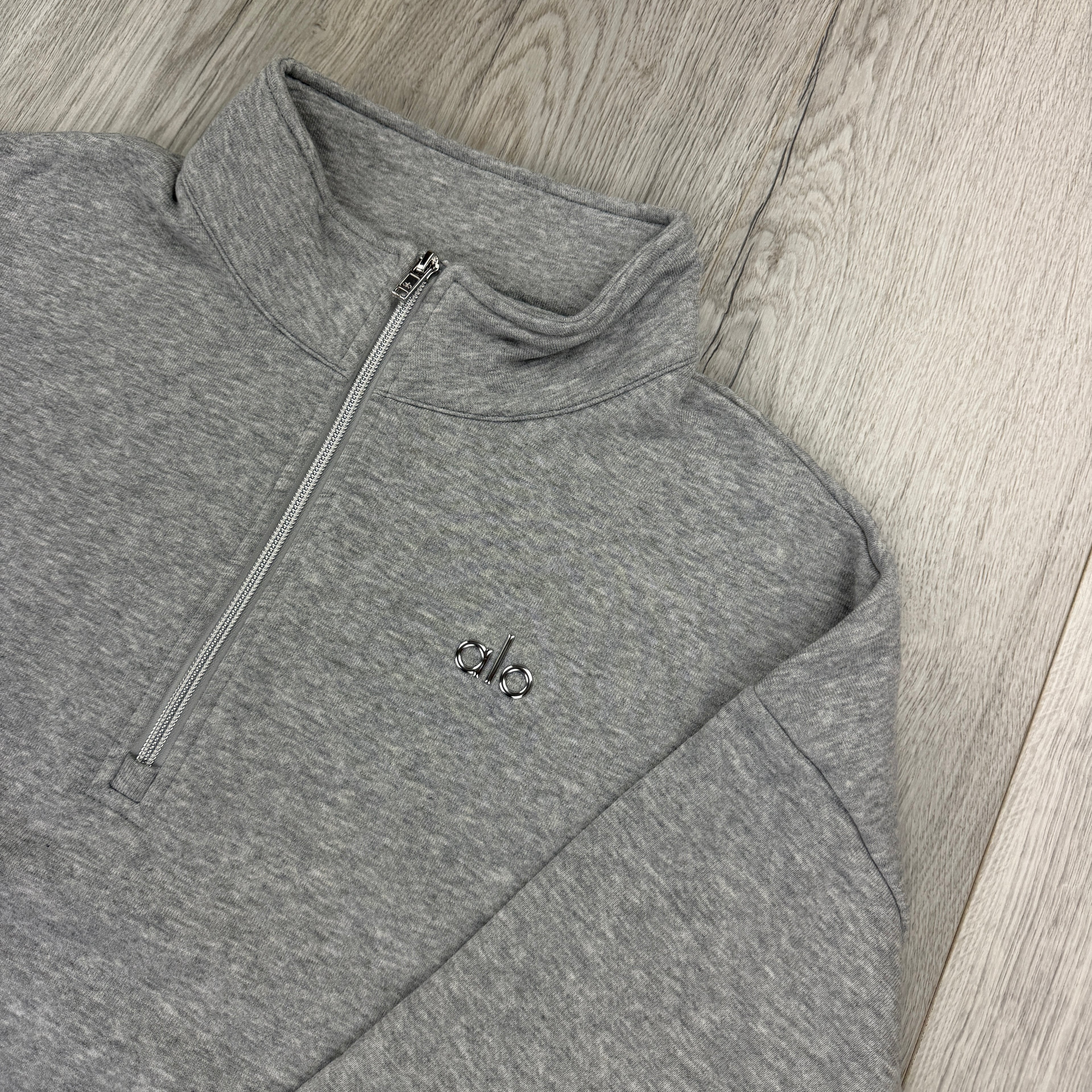 Alo Men’s Grey Full Tracksuit Relaxed Fit