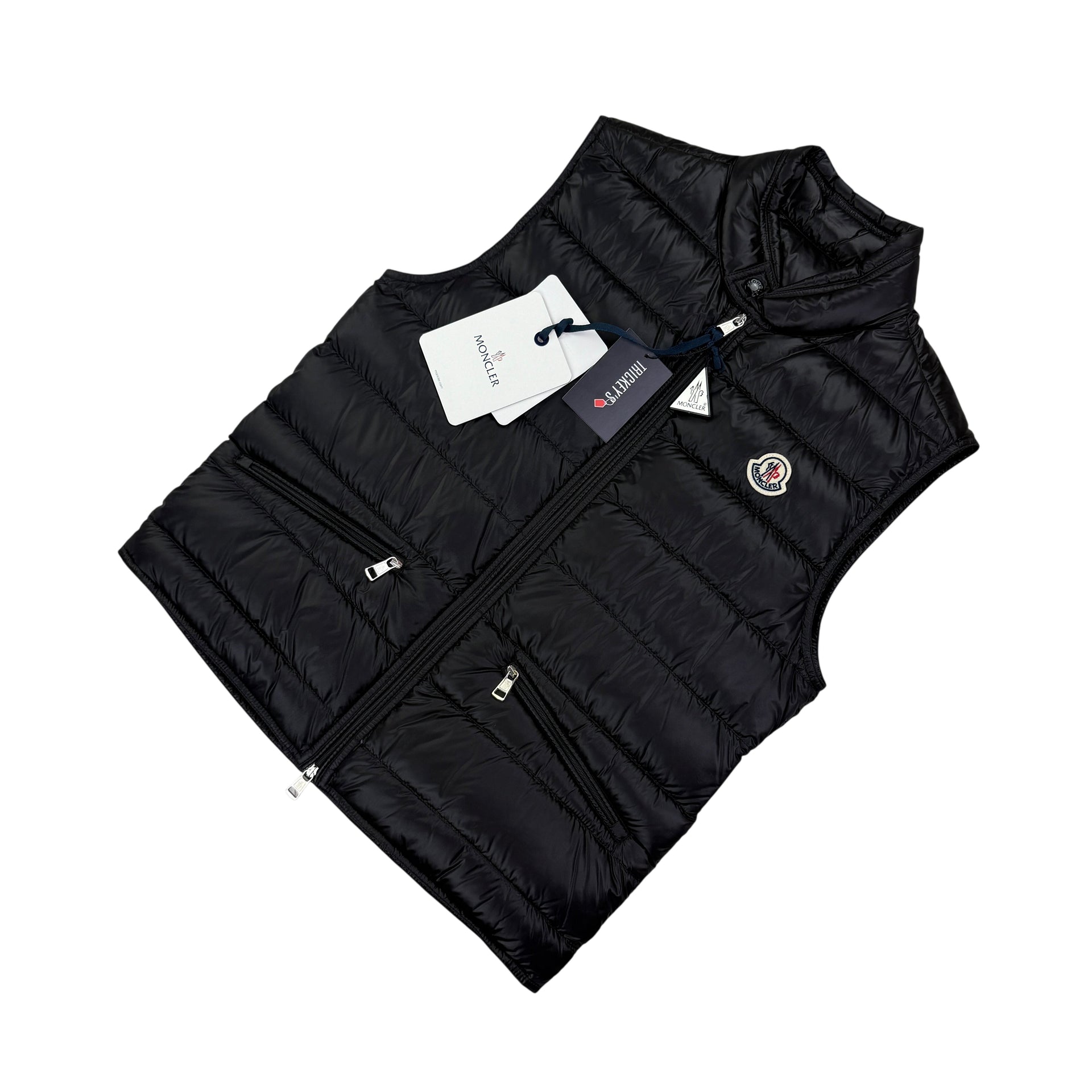 Moncler Men's Black GUI Down Gilet – Trickey.store