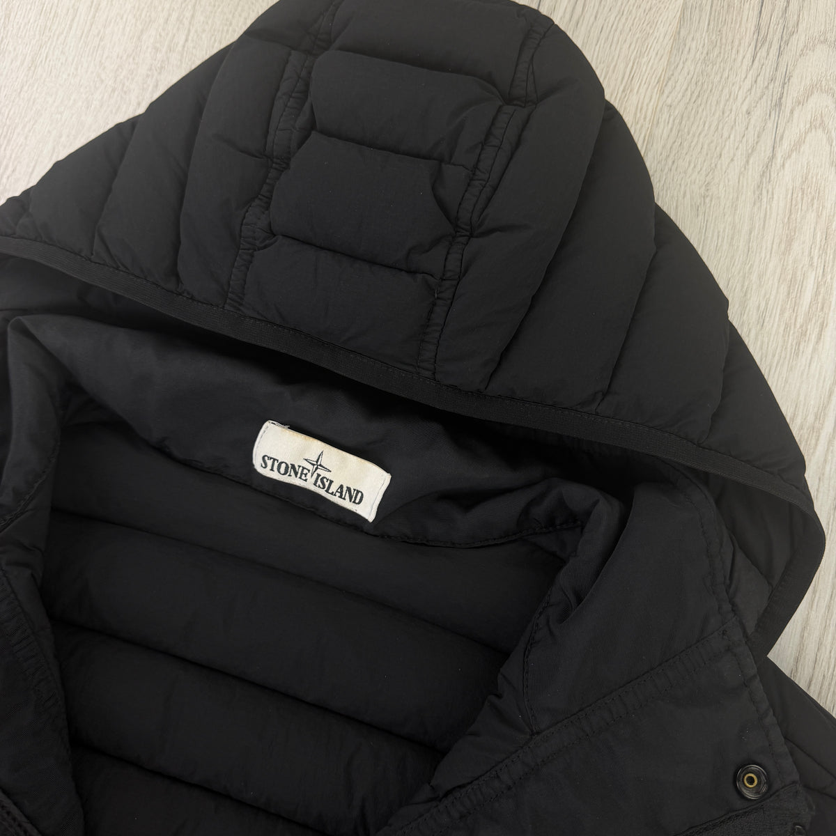 Stone Island Men’s Zip-up Loom Woven Down Jacket - Medium