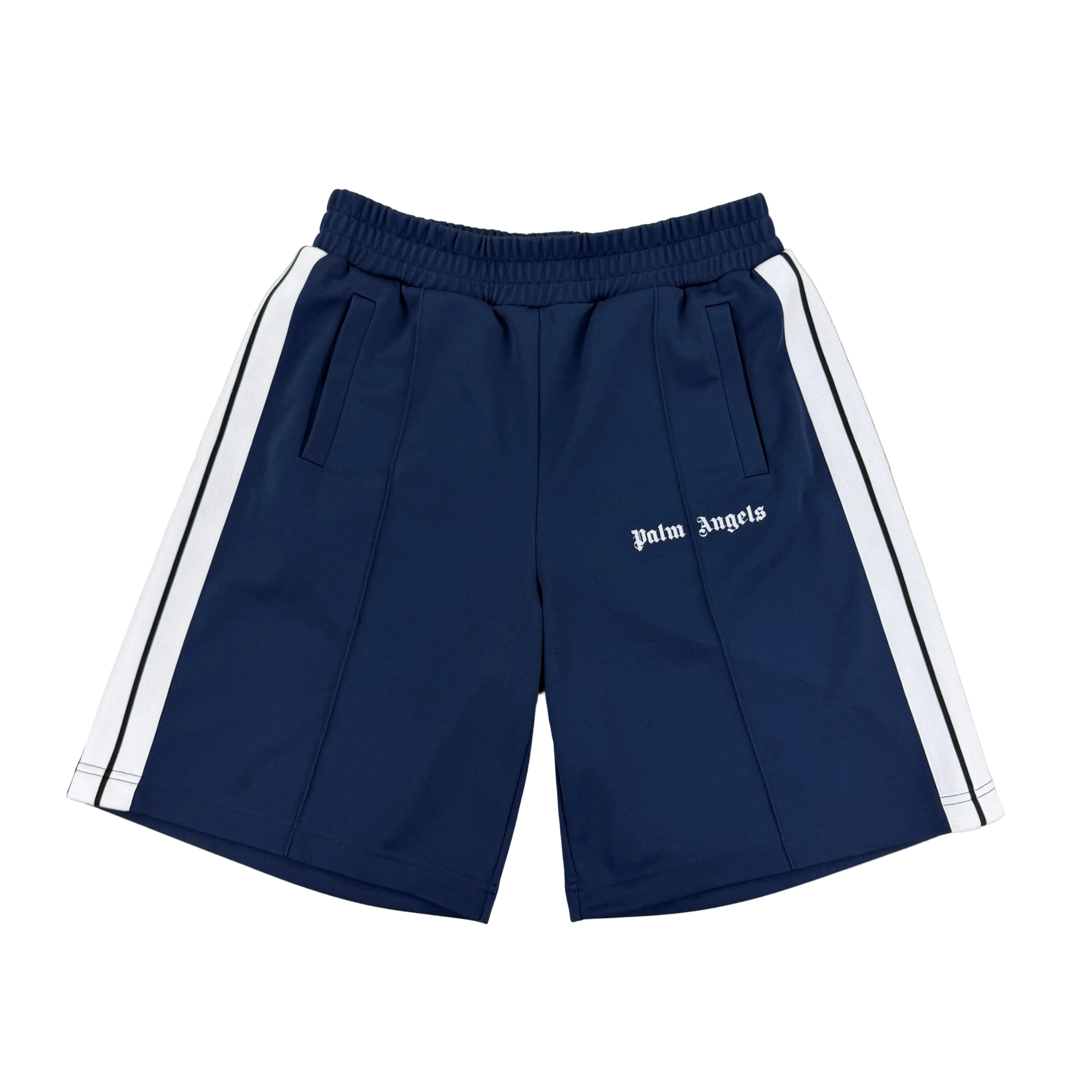 Palm Angels Men’s Navy Track Shorts - Large