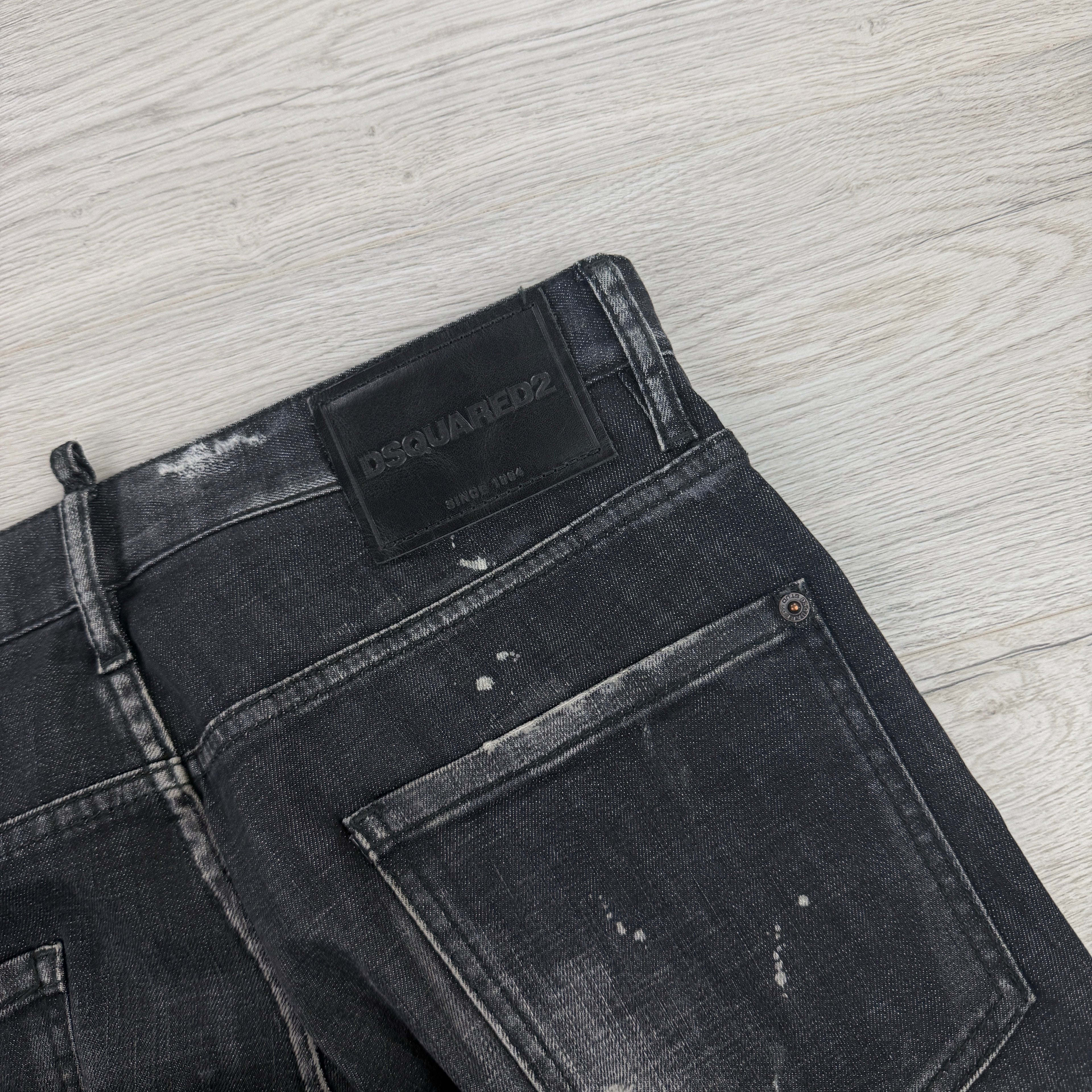 Dsquared2 Men’s Black Distressed Jeans - 48 (Uk 32)
