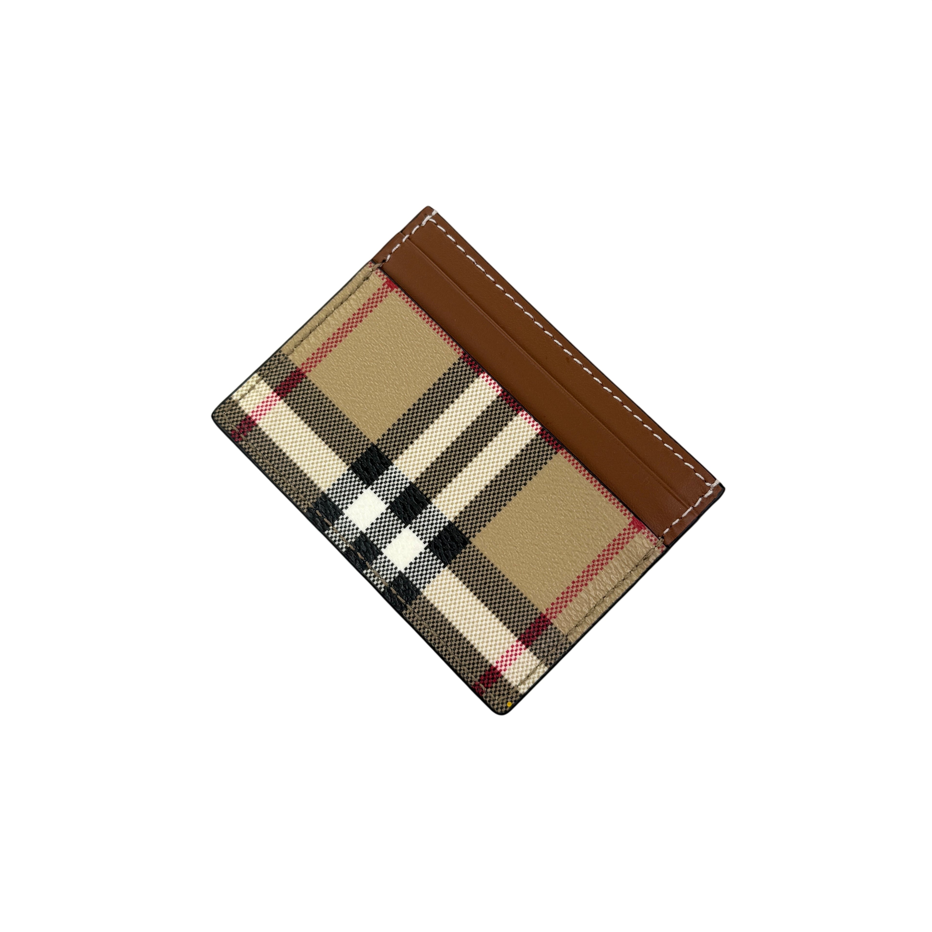 Burberry Vintage Check and Leather Card Case