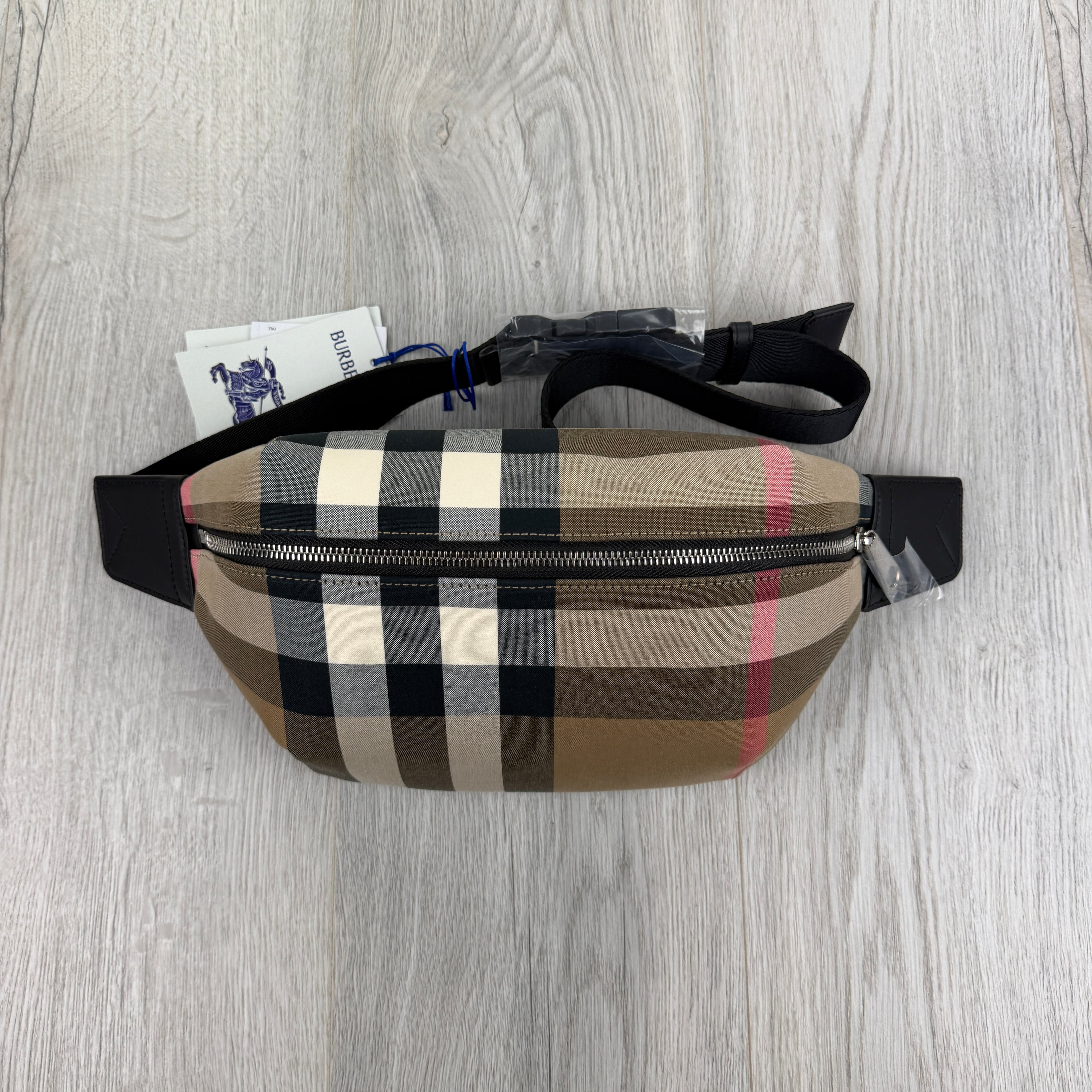 Burberry Men’s Beige Side / Belt Bag