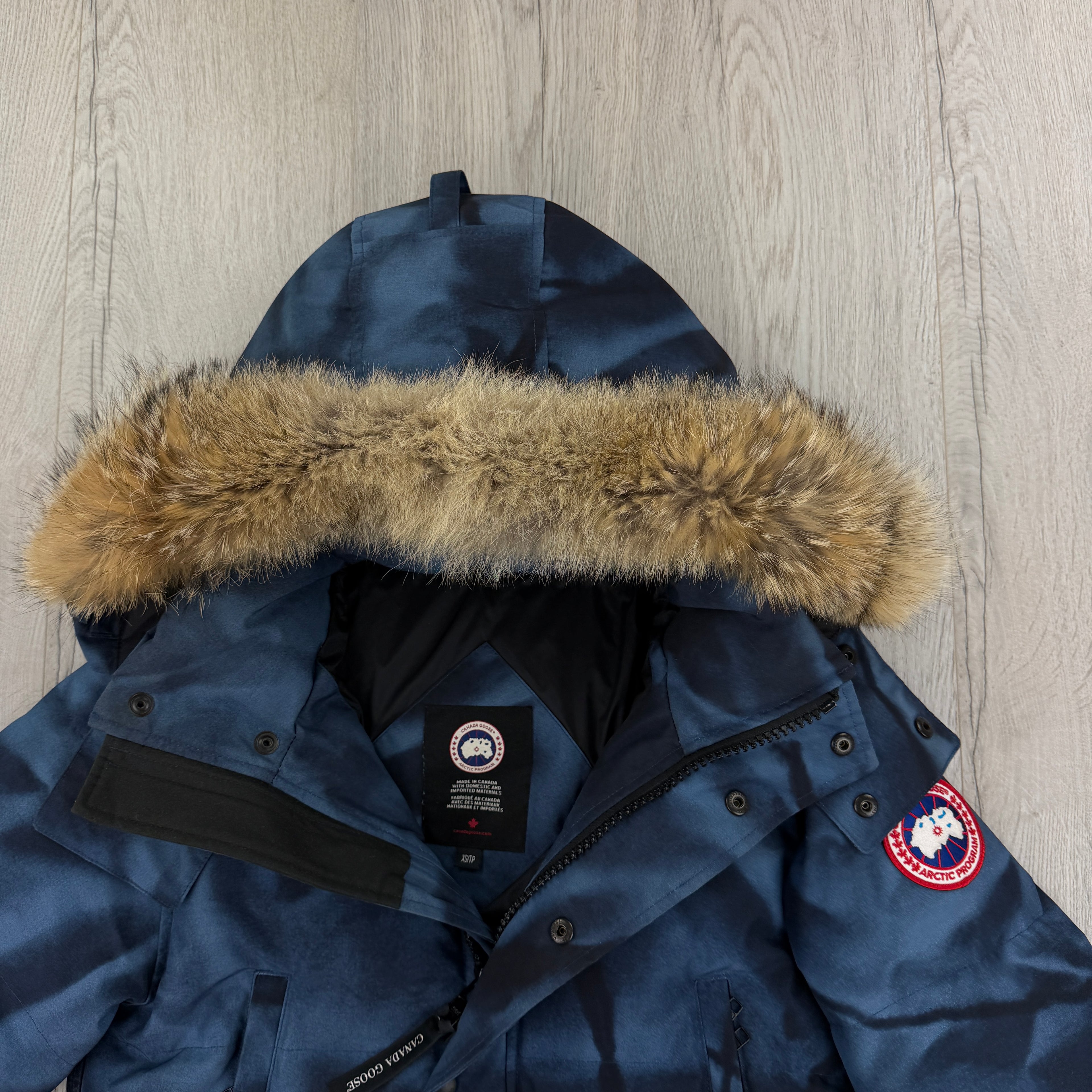 Canada Goose Abstract Blue Parka
 Wyndham Jacket - XS