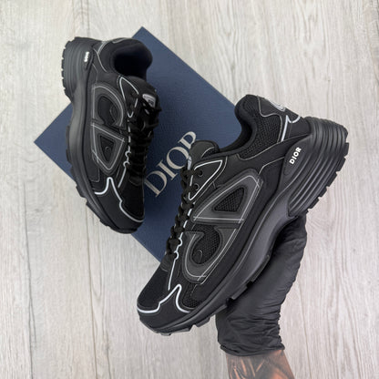 Dior B30 Men’s Triple Black Trainers - 41 (Fit Uk 7)