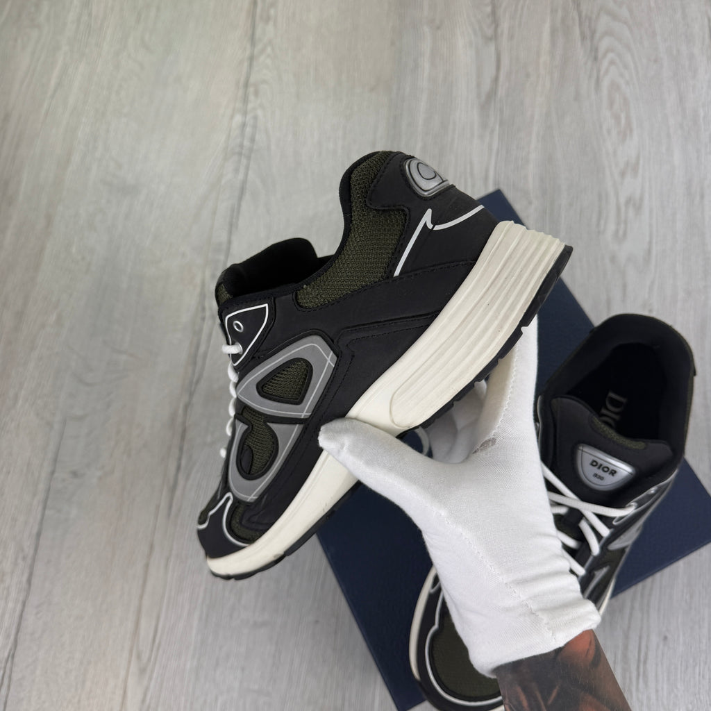 Dior B30 Men’s Khaki CD Mesh Trainers - 45 (Fit Uk 11)