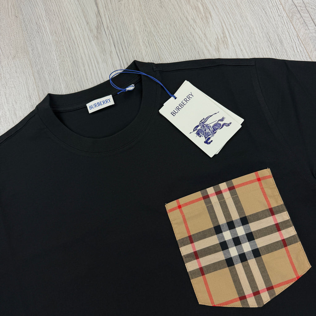 Burberry Men’s Black T-shirt & Shorts Set