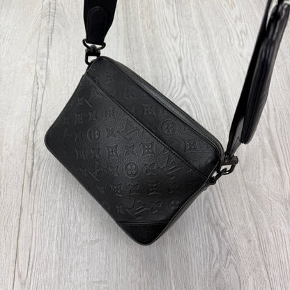 Louis Vuitton Men’s Shadow Black Monogram Duo Messenger Bag