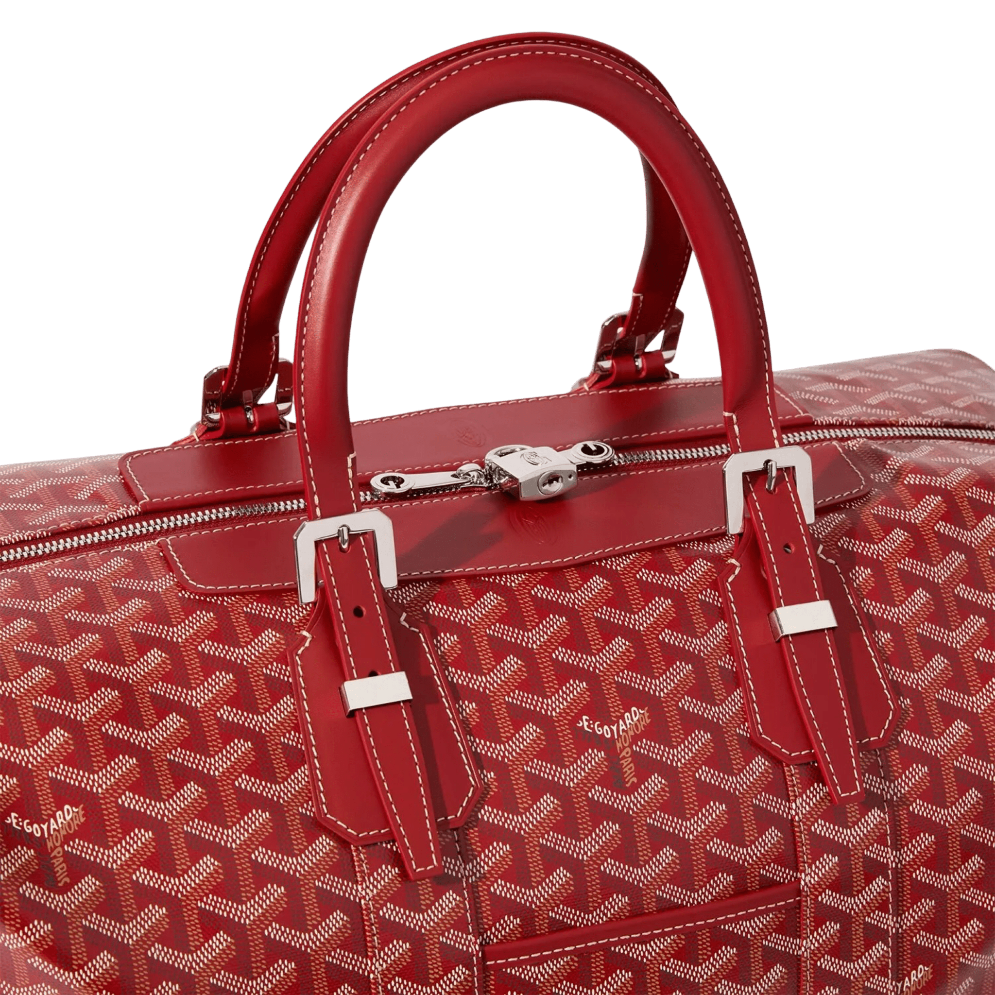 Goyard Bowling 45 Bag Red