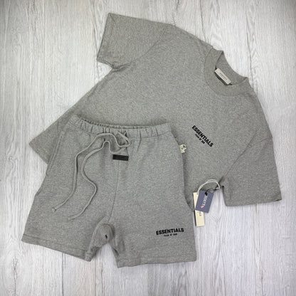 Essentials Men’s Dark Oat T shirt and Short Set