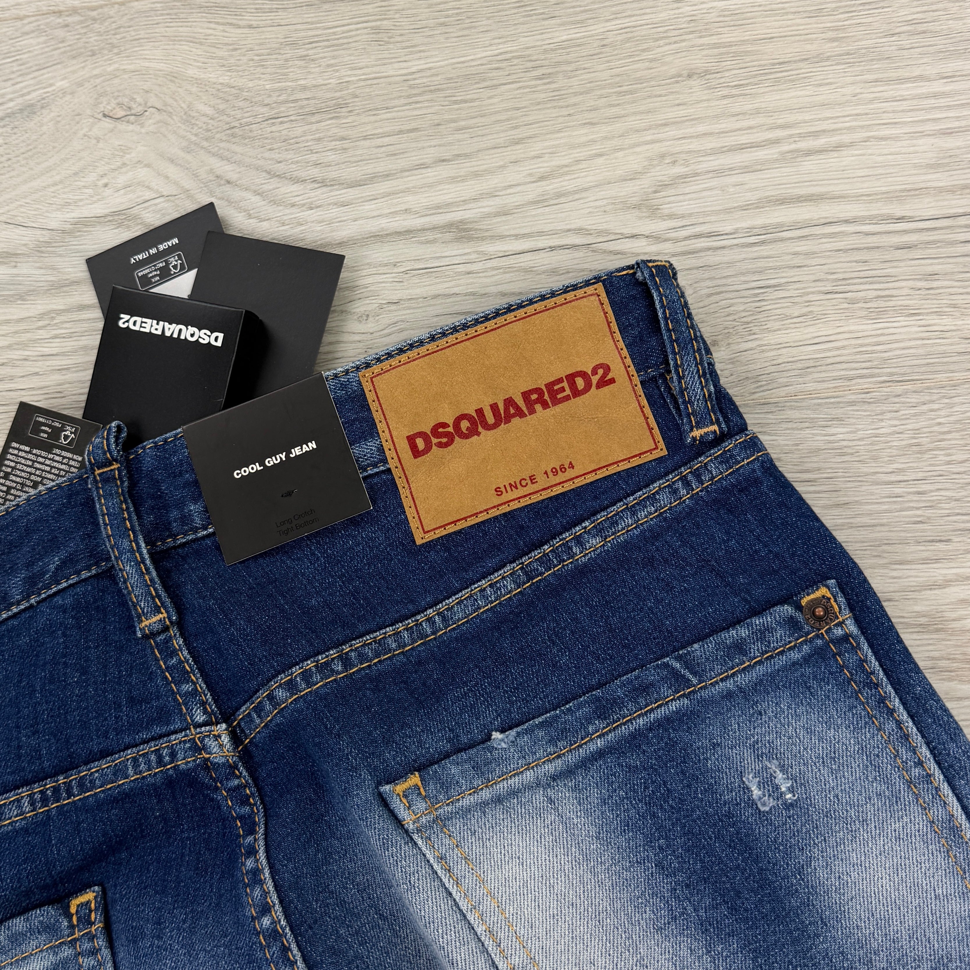 Dsquared2 Men’s Denim Distressed Cool Guy Jeans - 46 (Uk 30)