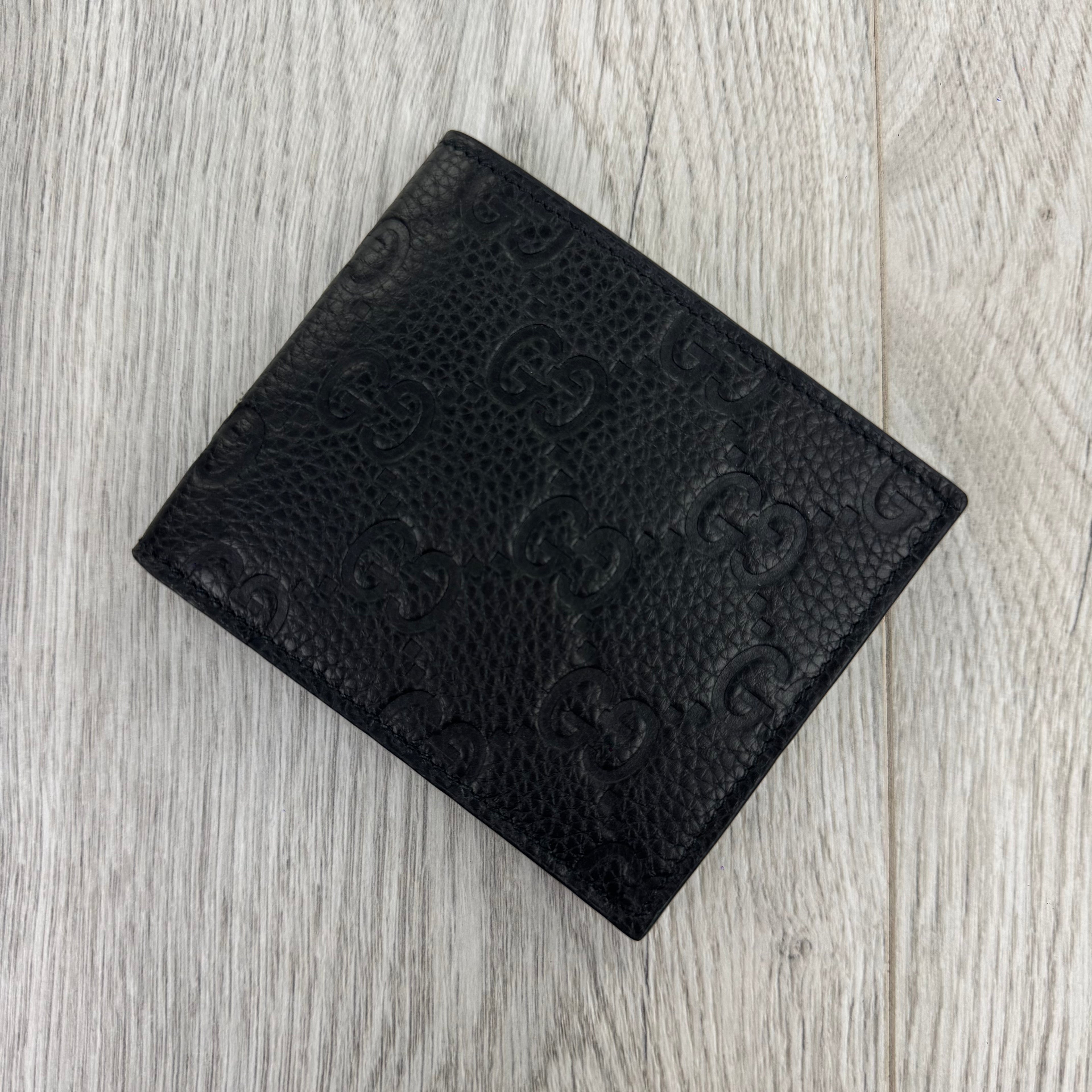 Gucci Men’s GG Leather Monogram Wallet