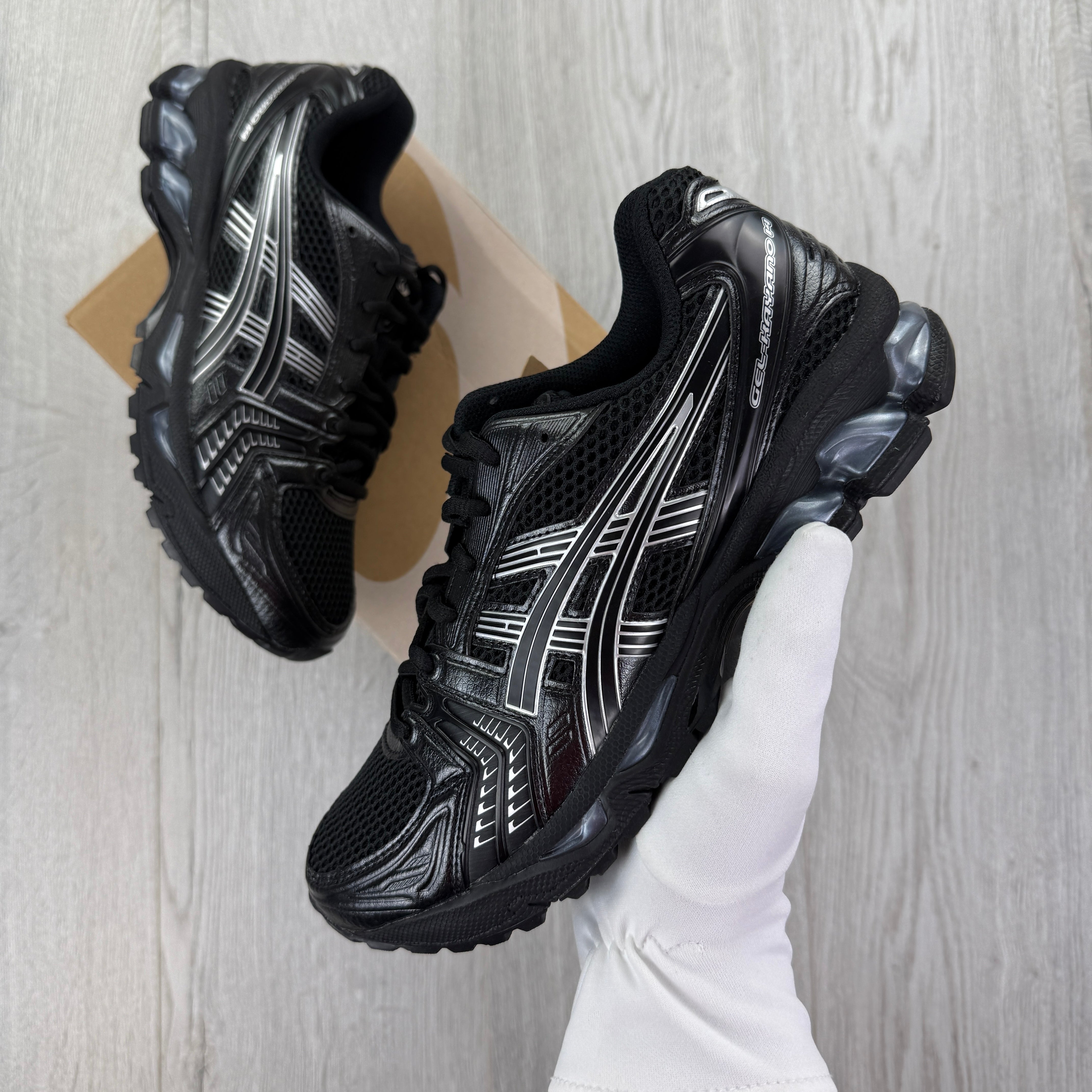 Asics Men's Gel-kayano 14 Black/Pure Silver Trainers – Trickey.store