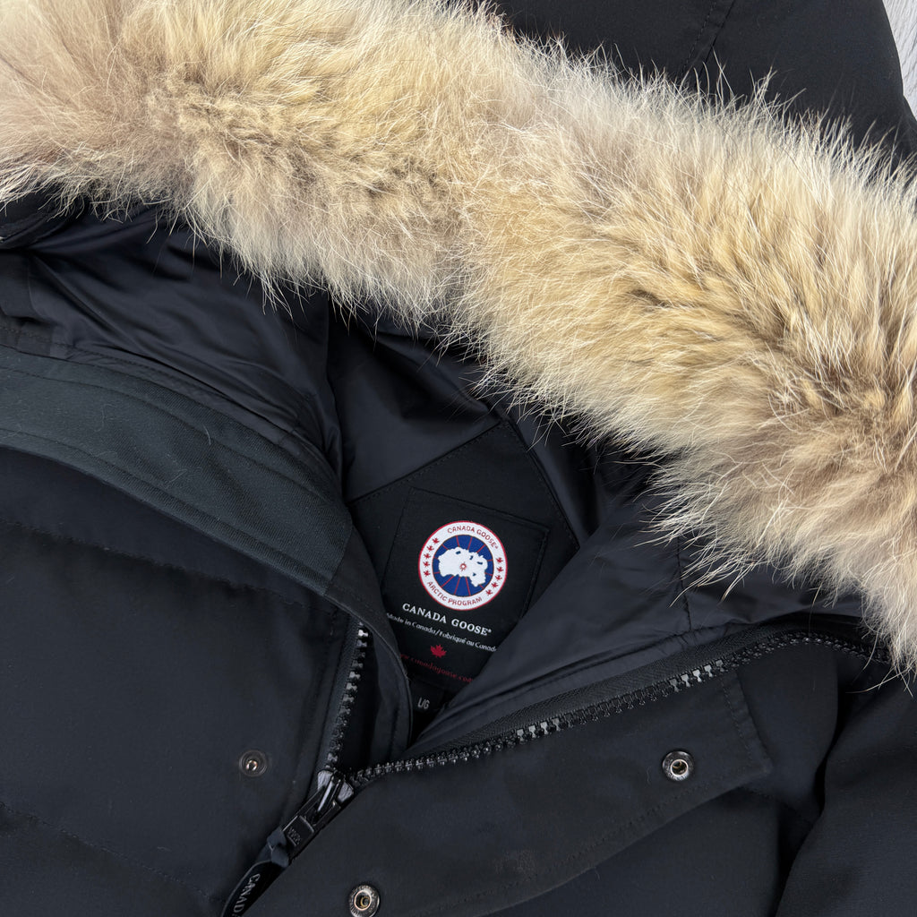 Canada Goose Men’s Black Carson Parker Jacket - Large