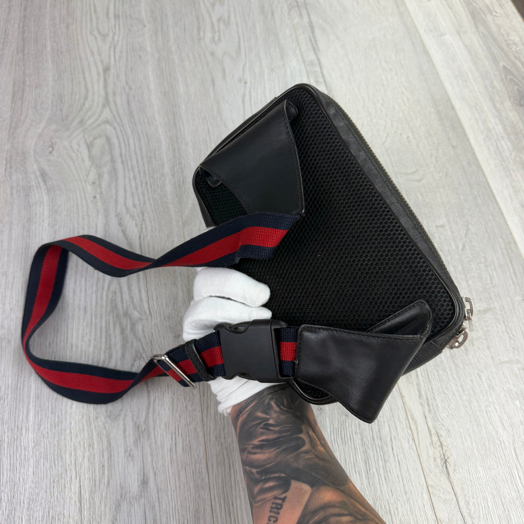 Gucci Men’s GG Black Belt Bag