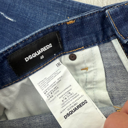 Dsquared2 Men’s Distressed Cigarette Jeans - 48 (Uk 32)