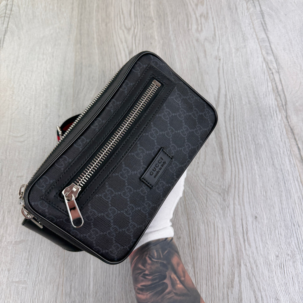 Gucci Men’s GG Black Belt Bag