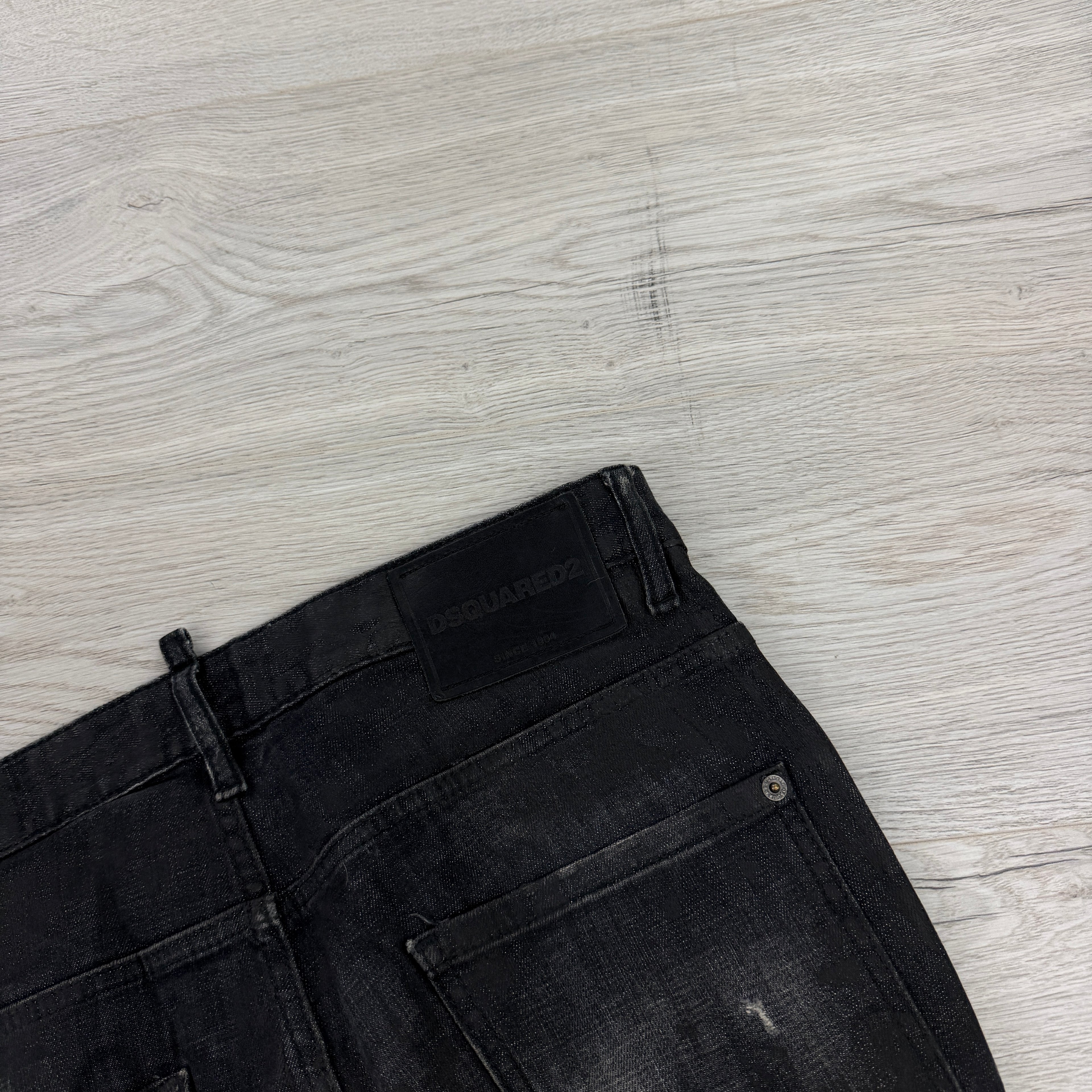 Dsquared2 Men’s Black Distressed Jeans - 48 (Uk 32)