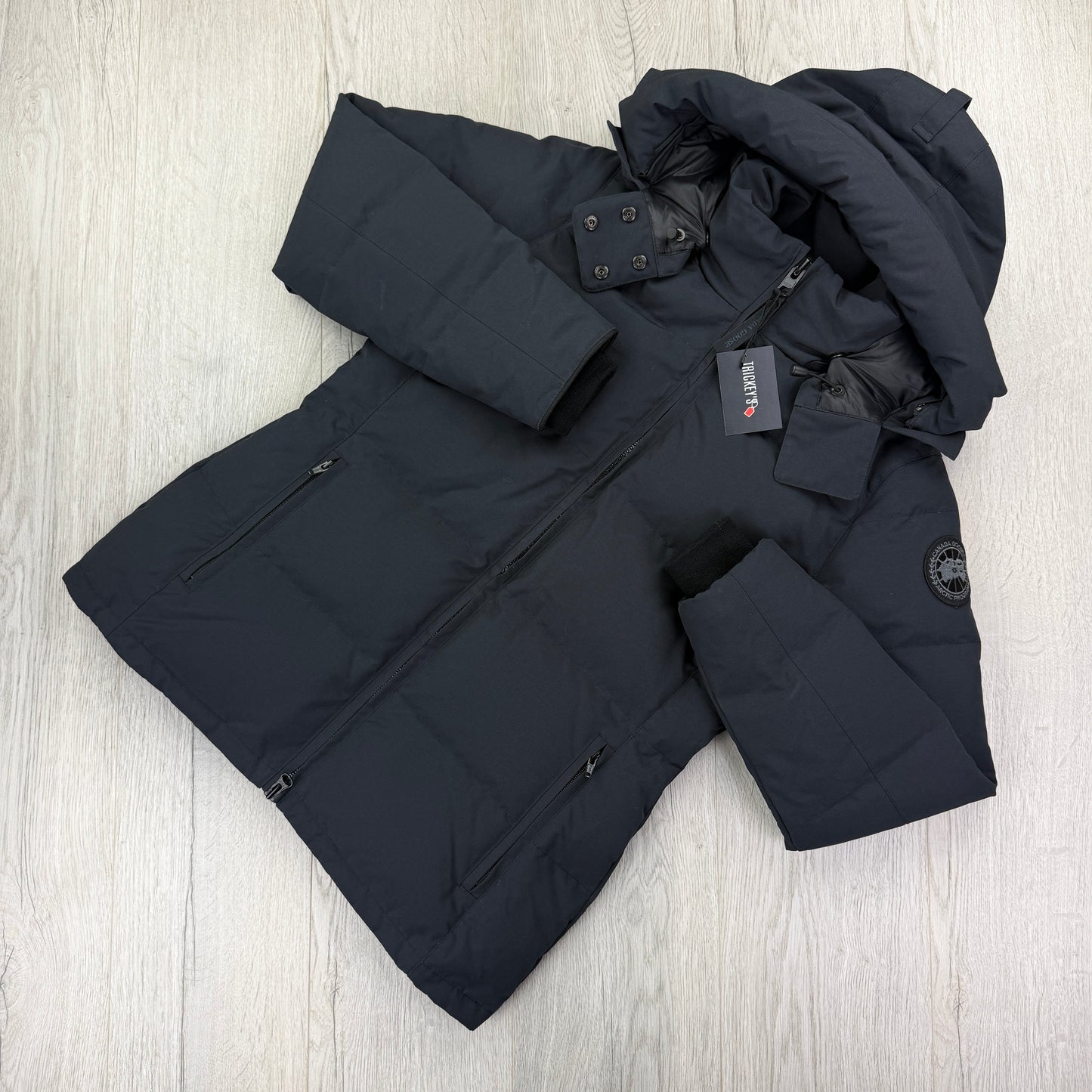 Canada Goose Women’s Navy Black Label Chelsea Parker Jacket - Large