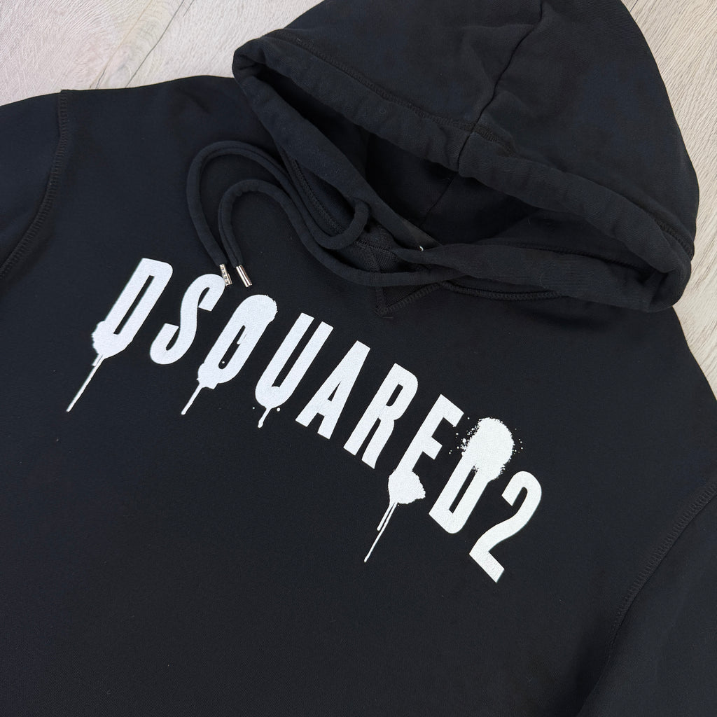 Dsquared2 Men’s Black Pullover Hoodie - XL Slim