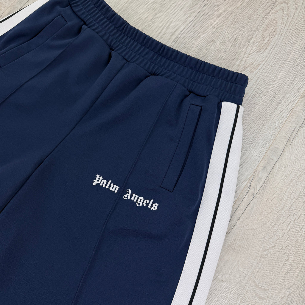 Palm Angels Men’s Navy Track Shorts - Large