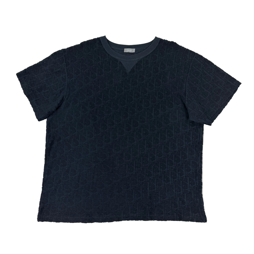 Christian Dior Men’s Navy Towel T-shirt - XL Oversized