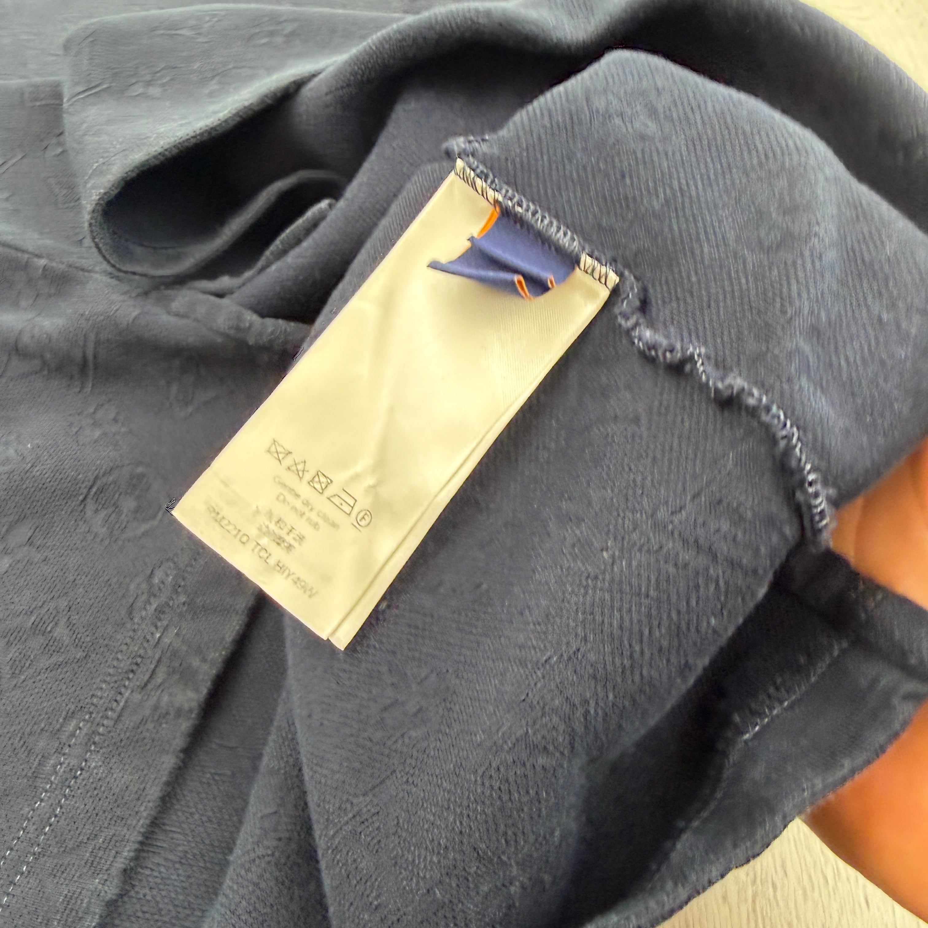 Louis Vuitton Men’s Navy Monogram 3D Pocket T-shirt - Large