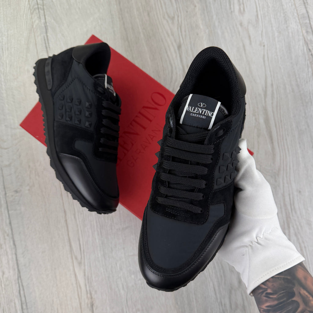 Valentino Men’s Black Rockrunner Trainers