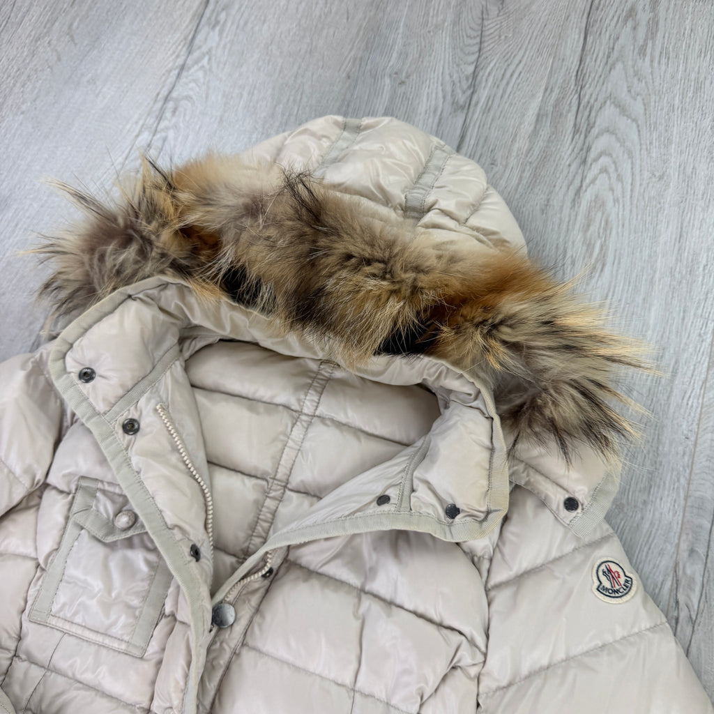 Moncler Women’s Cream / Beige BadyF Down Jacket - Size 3 (Medium)