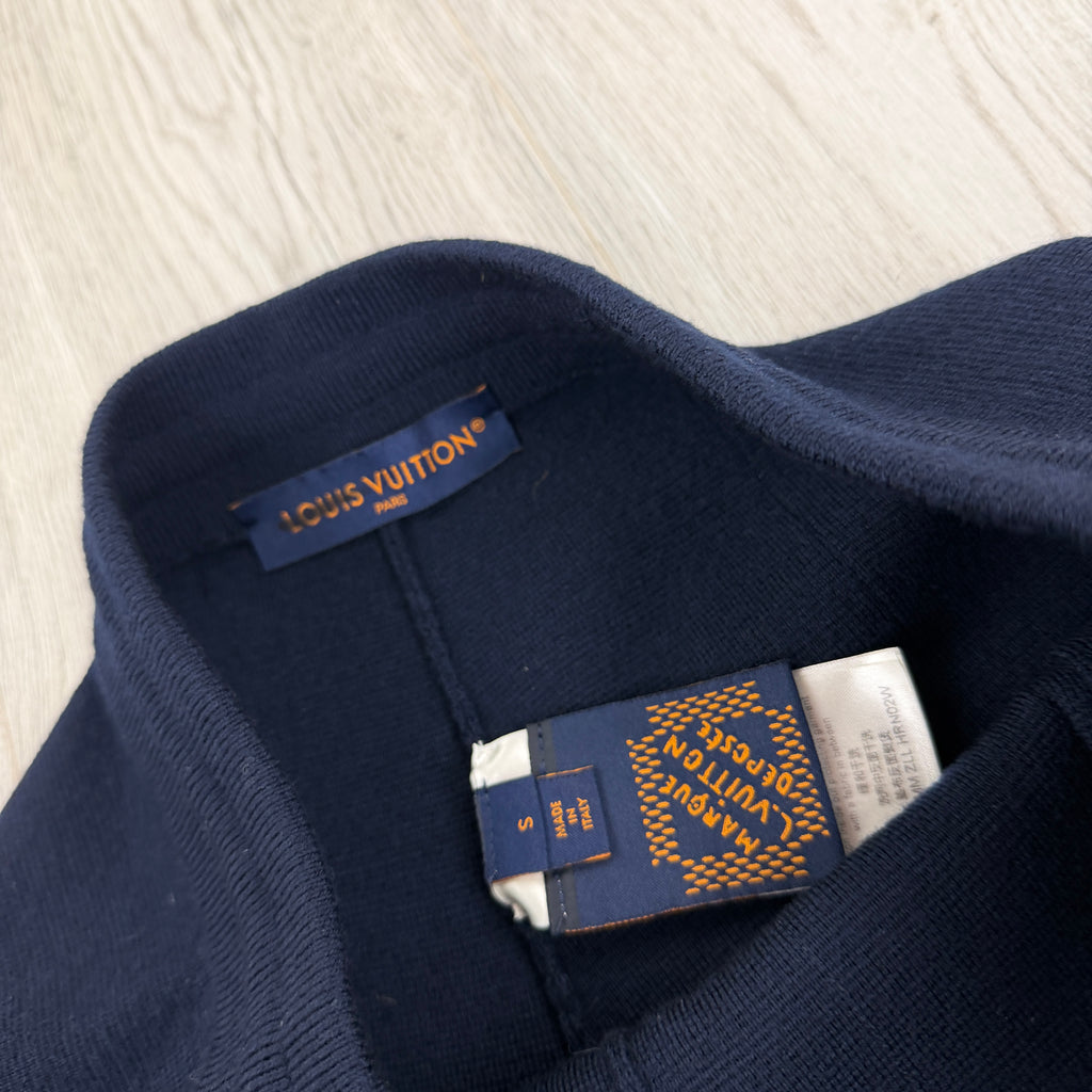Louis Vuitton Men’s Navy Wool Shorts - Small