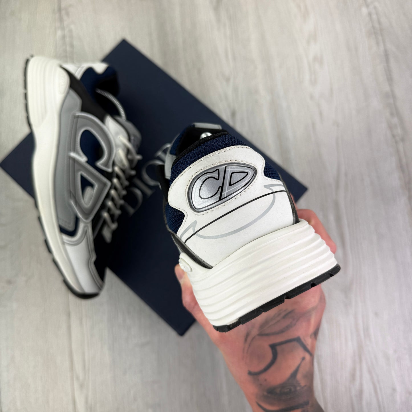 Dior B30 Men’s Blue & White Trainers - 42 (Fit Uk 8)