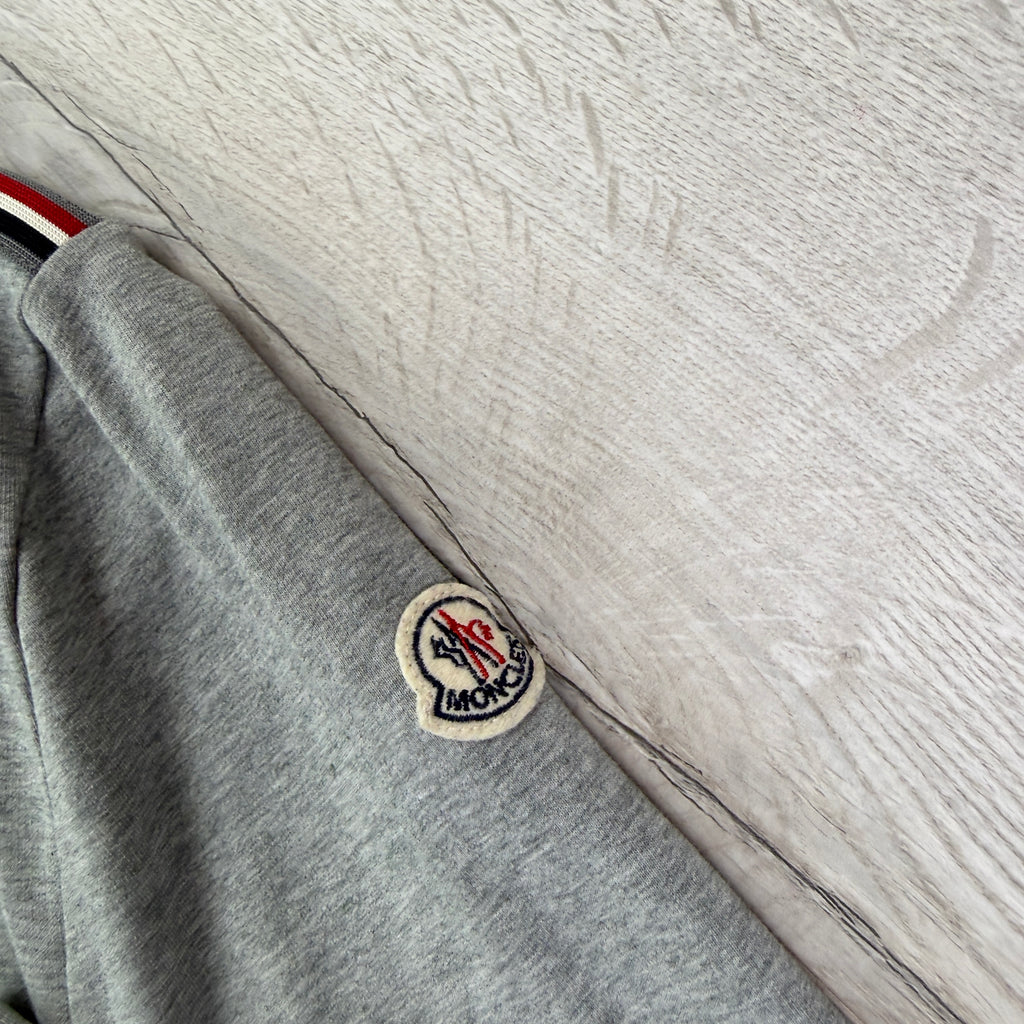 Moncler Men’s Maglia Grey Zip-up  Cardigan - Large Slim