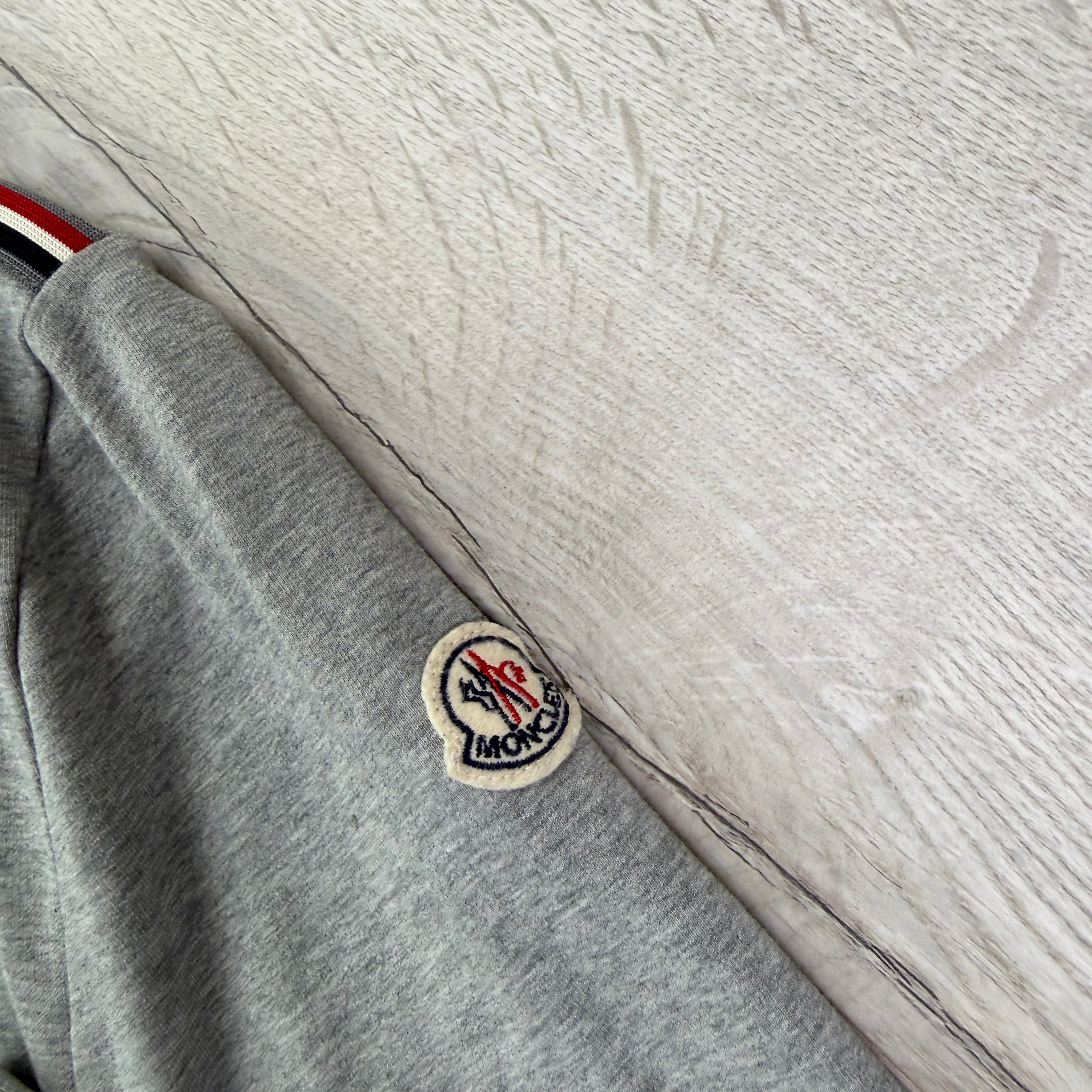 Moncler Men’s Maglia Grey Zip-up  Cardigan - Large Slim