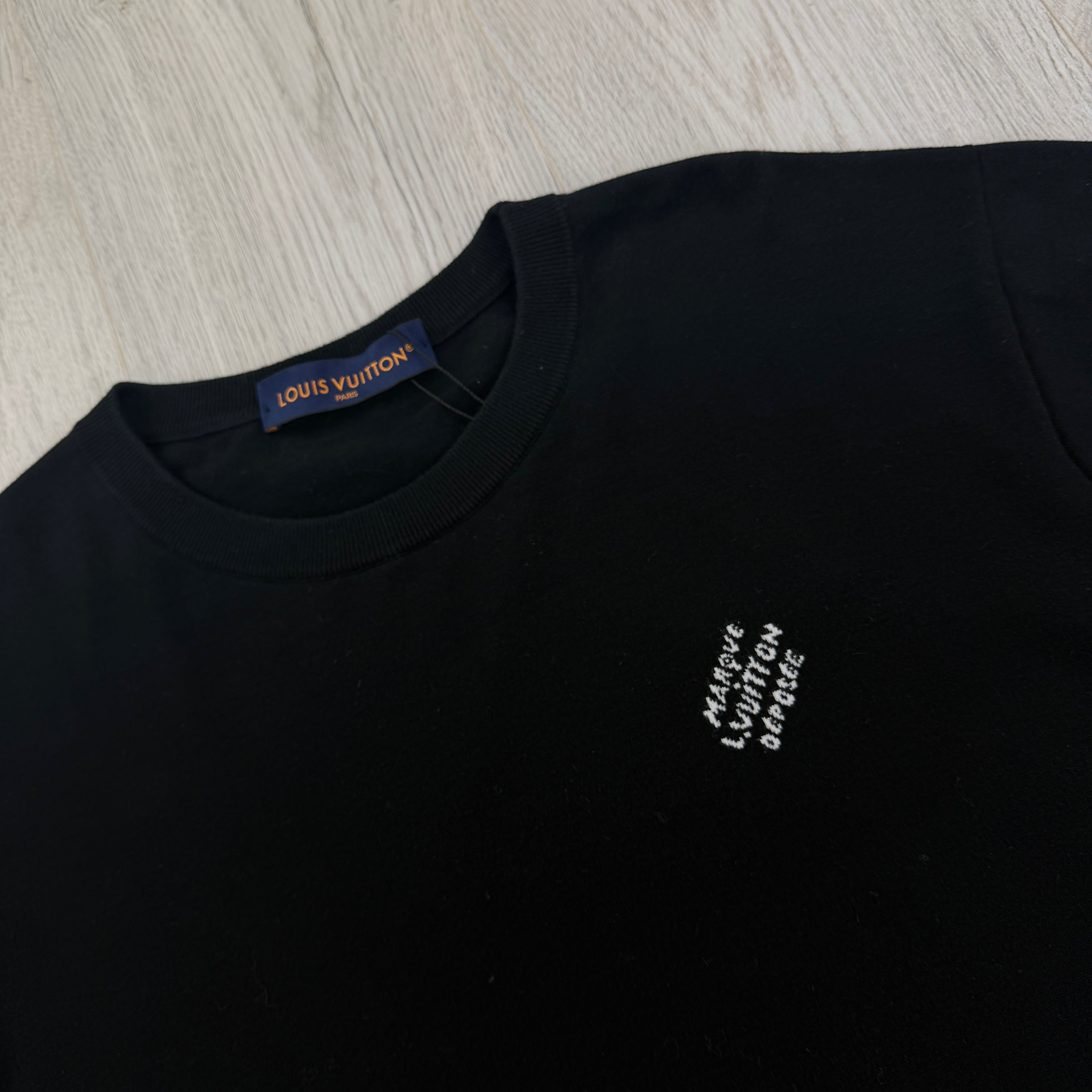 Louis Vuitton Men’s Black Cotton T-shirt - Large