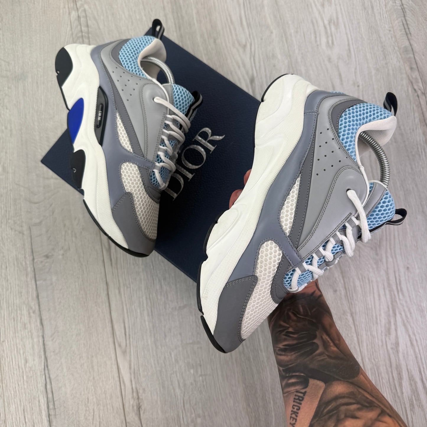 Dior B22 Men’s Baby Blue Runners - 42 (Fit Uk 7/7.5)