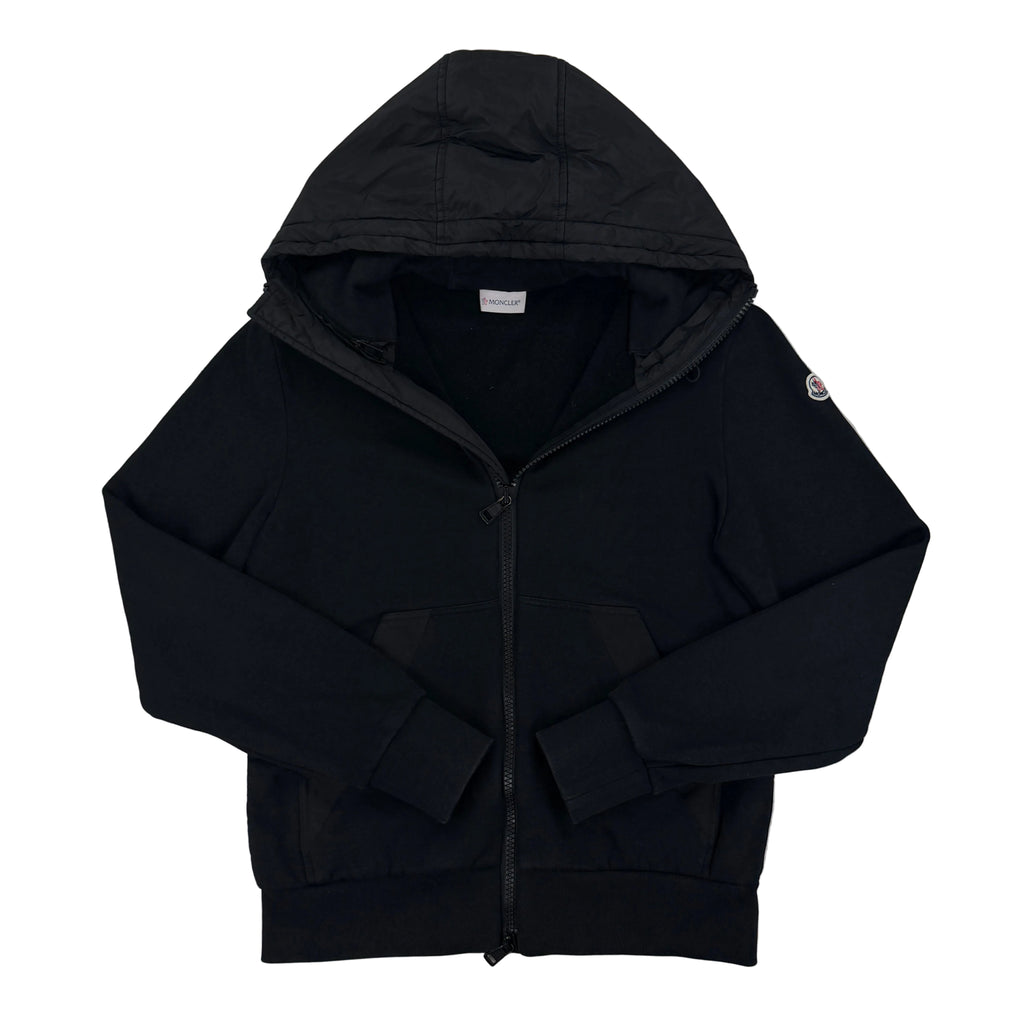 Moncler Men’s Black Hoodie / Maglia Cardigan - Small