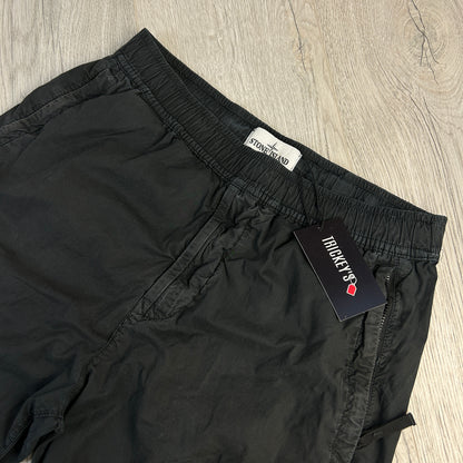 Stone Island Men’s Black Cargo Trousers