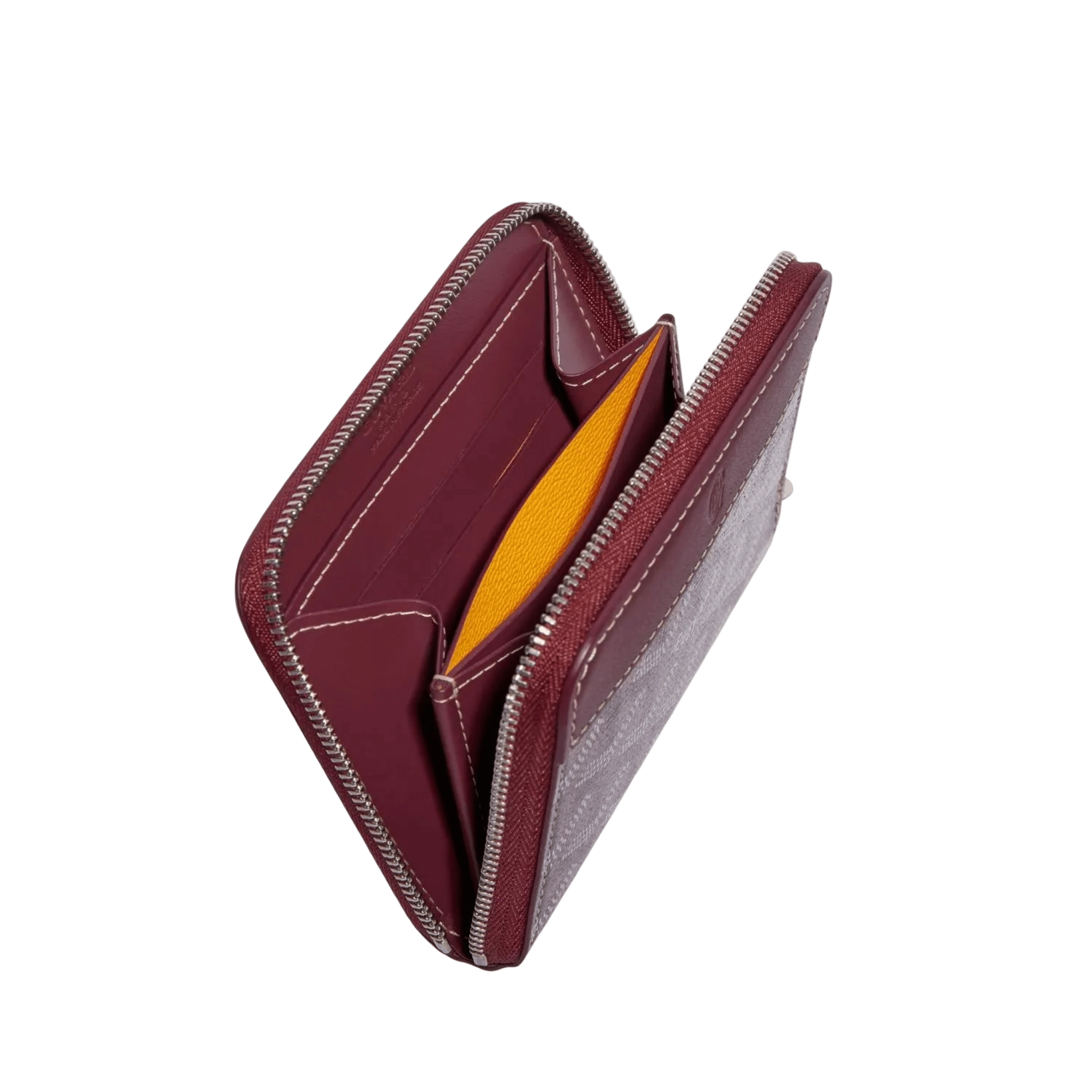 Goyard Matignon PM Wallet Burgundy
