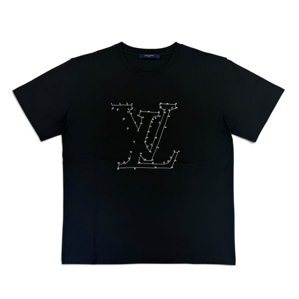 Louis Vuitton Men’s Black Connect Dots T-shirt - XL