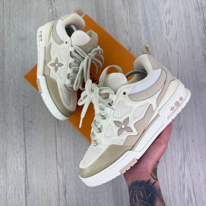 Louis Vuitton Men’s Beige Skate Trainers - Uk 7 (Fit 8)