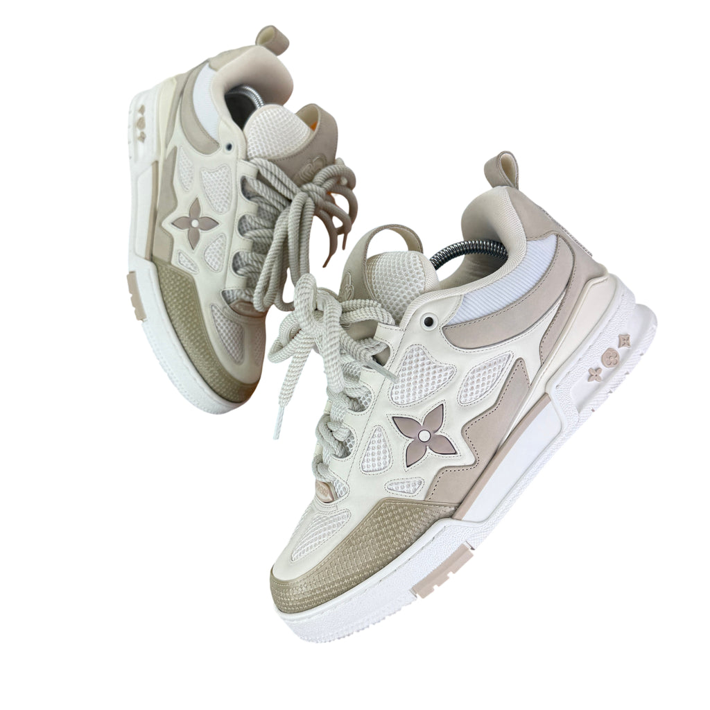 Louis Vuitton Men’s Beige Skate Trainers - Uk 7.5 (Fit 8.5)