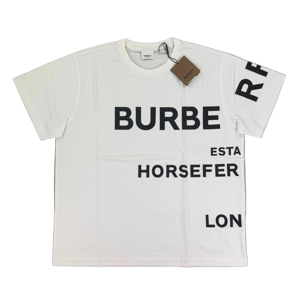 Burberry Men’s White T-shirt & Shorts Set